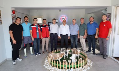 Kaymakam Mustafa Can'dan Üretici Süt ve Süt Ürünleri'ne Ziyaret