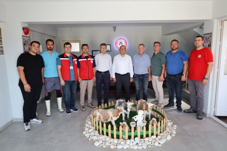 Kaymakam Mustafa Can'dan Üretici Süt ve Süt Ürünleri'ne Ziyaret