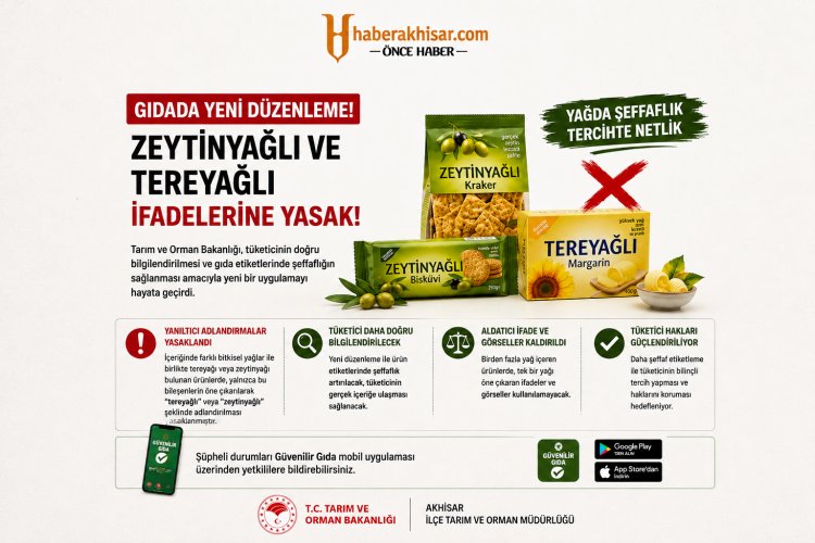 Gıdada Yeni Dönem: “Tereyağlı” ve “Zeytinyağlı” İfadelerine Sınırlama Geldi