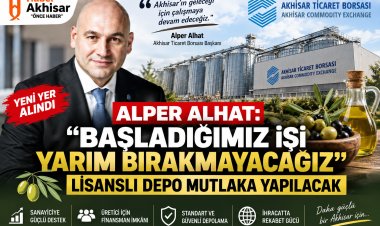 Alper Alhat: “Başladığımız işi yarım bırakmayacağız, lisanslı depo mutlaka yapılacak”