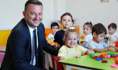 Başkan Kayserili, Yeni Eğitim Döneminde Miniklerle Buluştu