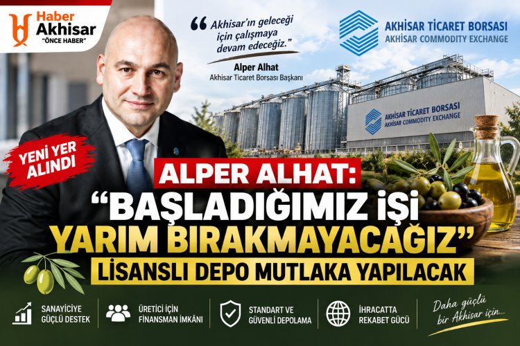 Alper Alhat: “Başladığımız işi yarım bırakmayacağız, lisanslı depo mutlaka yapılacak”