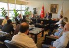 AKHİSAR TİCARET ODASI’NDA UFUK MERDE’DEN SAHA ÇALIŞMASI